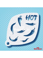 MRQ - Stencils Hot Pepper Peper schmink stencil medium