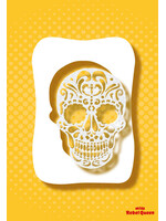 MRQ - Stencils Sugar skull airbrush tattoo stencil A6