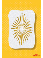 MRQ - Stencils Achtergrond stars and more Airbrush Tattoo Stencil A6