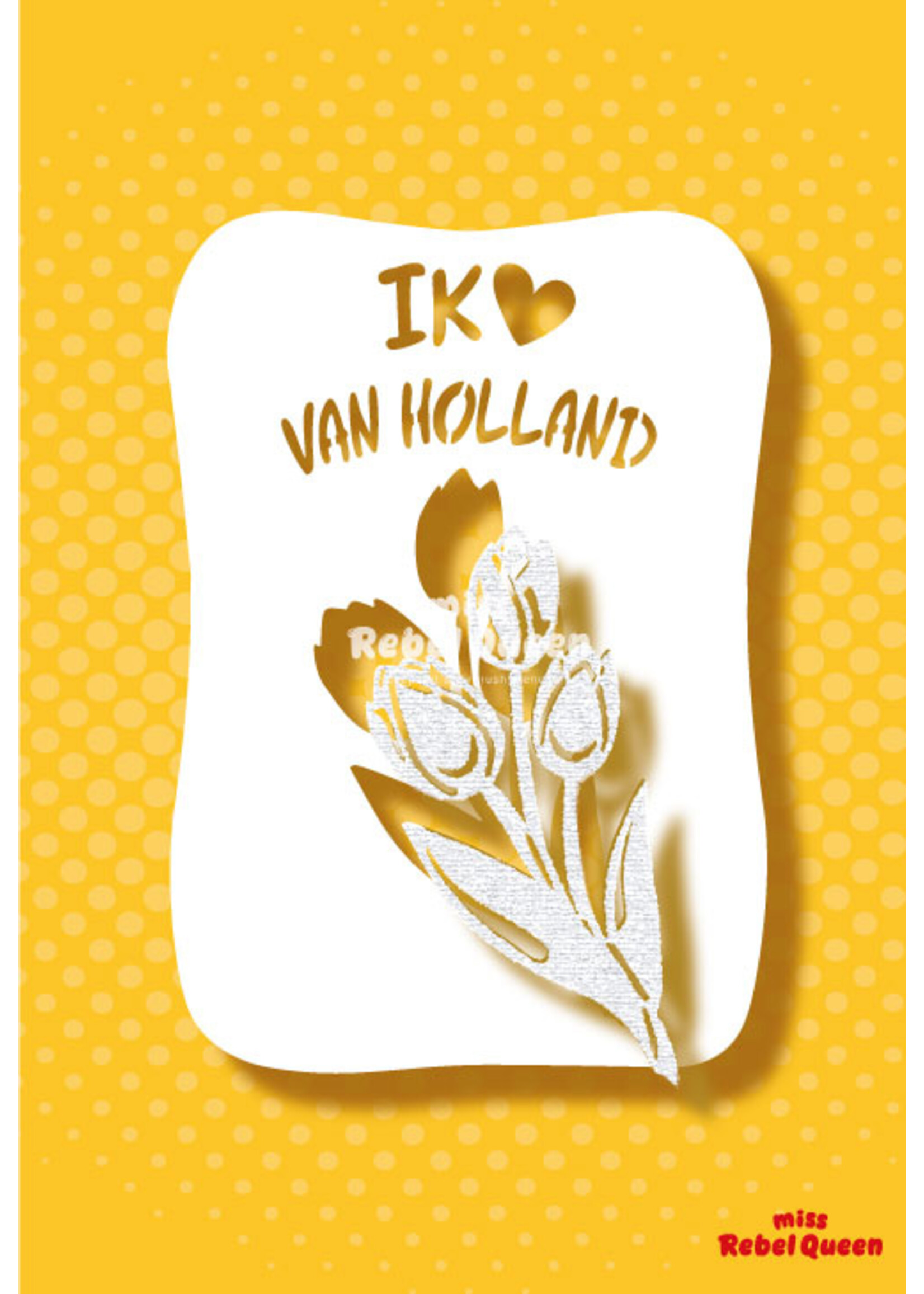 MRQ - Stencils Tulpen Airbrush Tattoo Stencil Small