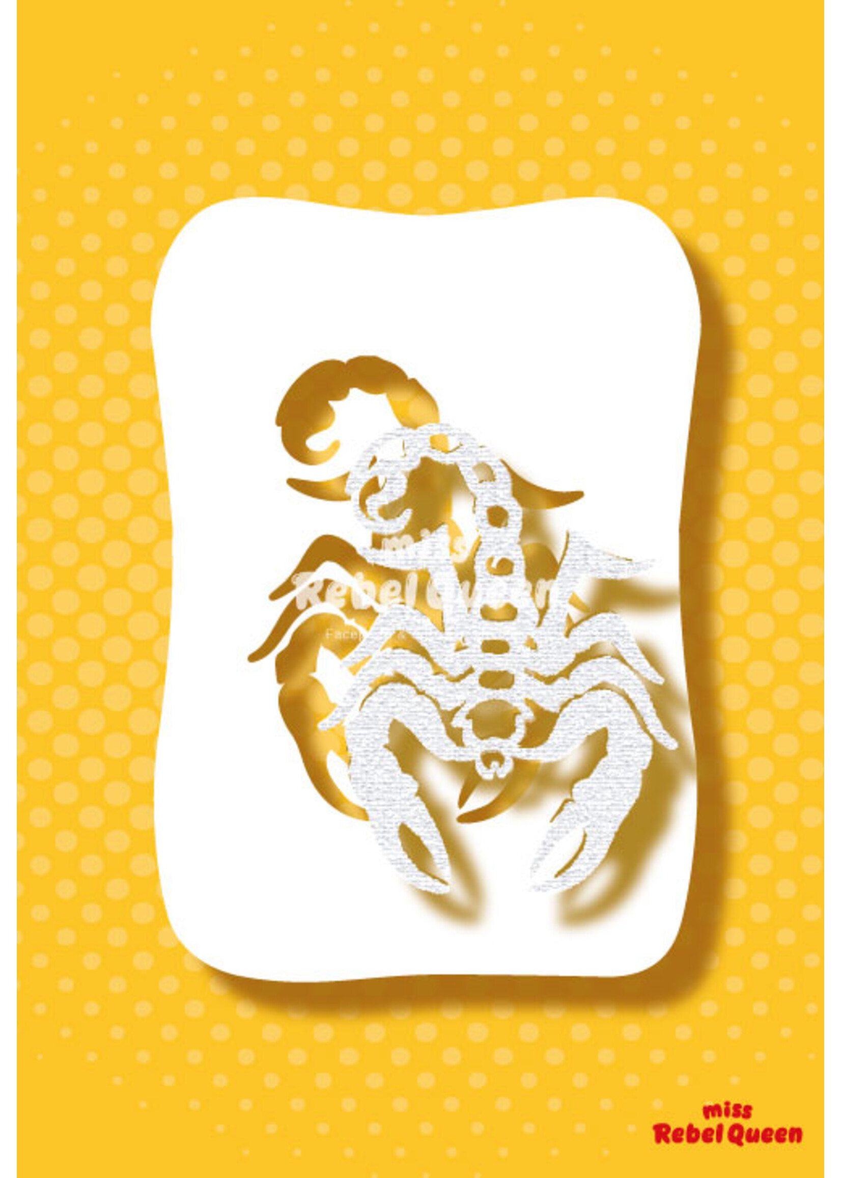 MRQ - Stencils Schorpioen  Airbrush Tattoo Stencil Small