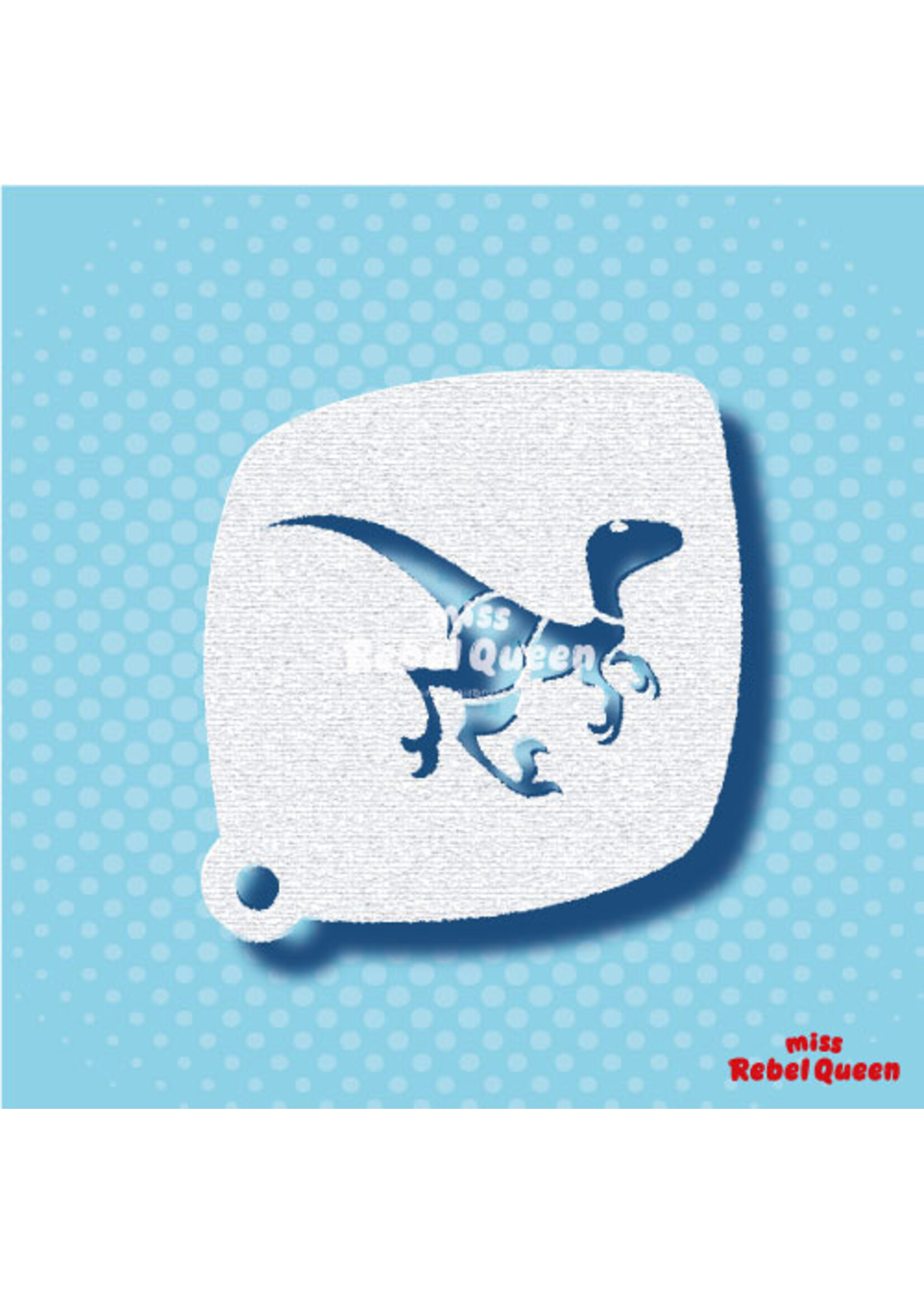 MRQ - Stencils Dino Donny small schmink stencil
