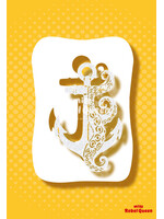 MRQ - Stencils Pirates anker airbrush tattoo stencil A6