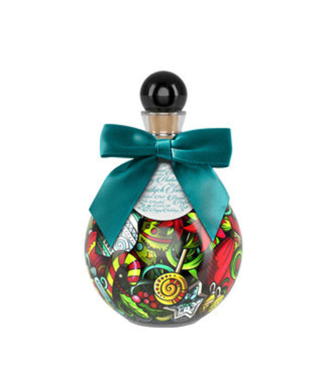 Kerstbal groene strik