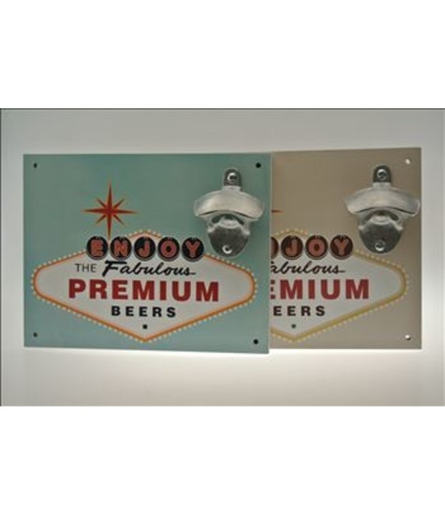 Fabulous opener blauw 18x23cm