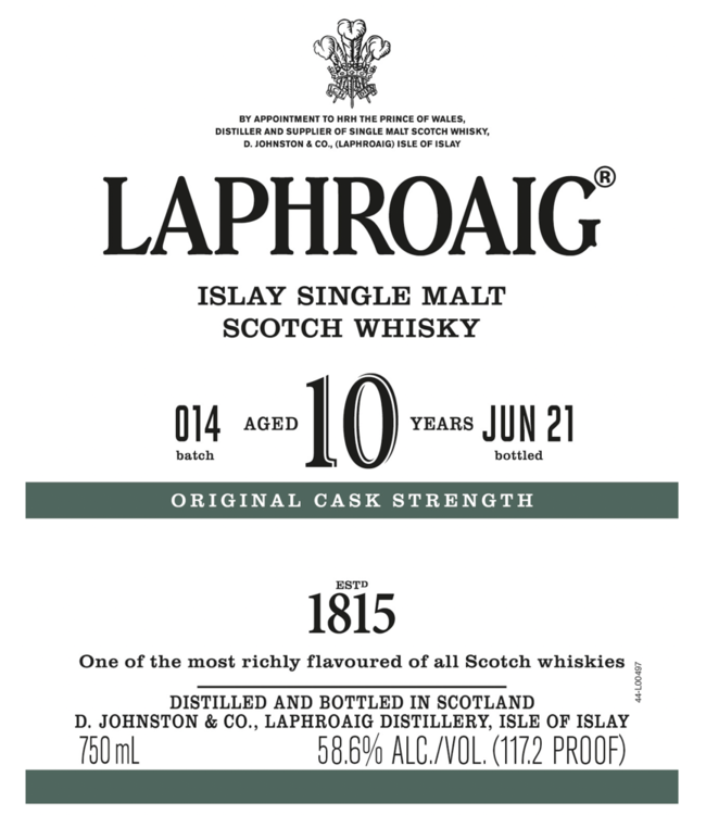 Laphroaig 10Y Cask Strength