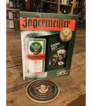 Jagermeister met kaarten