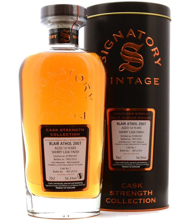 2007 Signatory Blair Athol 14Y