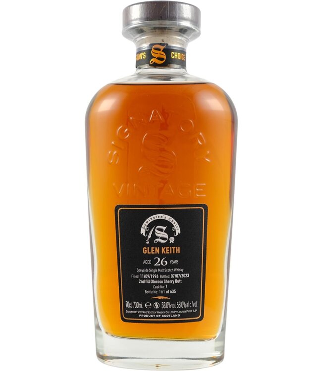 1996 Signatory Glen Keith 26Y