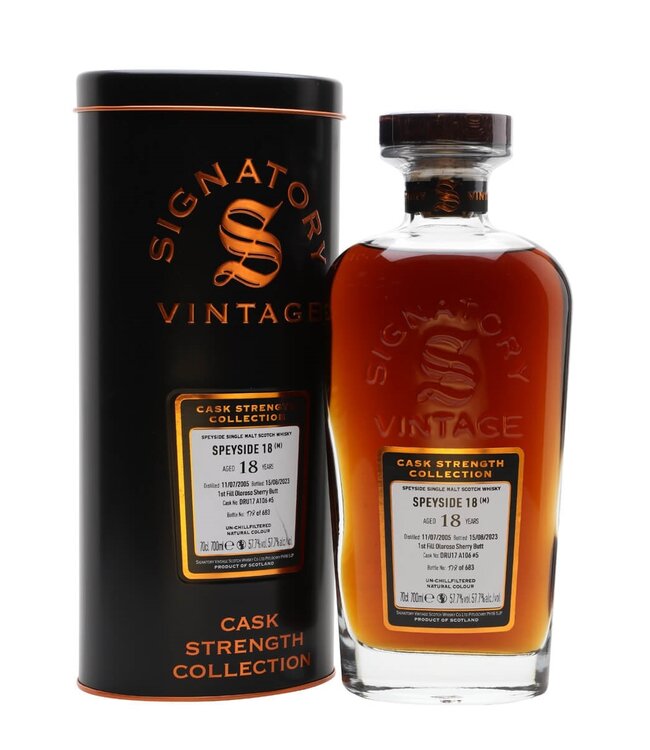 2005 Signatory Speyside "M" 18Y