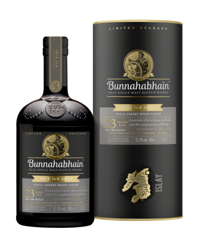 Bunnahabhain 23Y Triple Sherry Wood finish