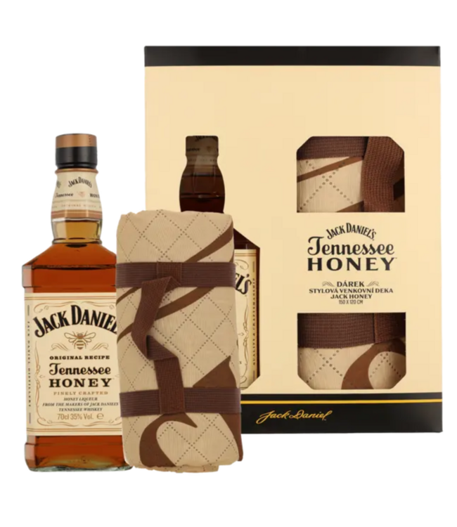 Jack Daniels Honey Geschenkverpakking Deken