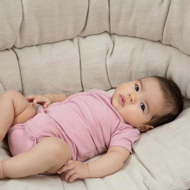 Dirkje girls bodysuit 3-pack pink and mauve