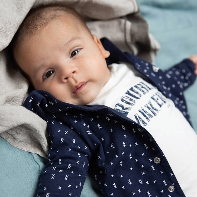 Dirkje jongens babyshirtje ecru