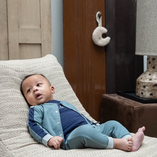 Dirkje Jungen Babyset 3-teilig Navy und Dusty Green