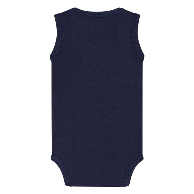 Dirkje basic baby romper mouwloos navy