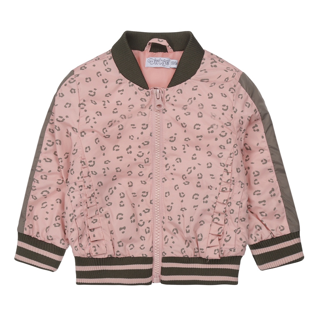 Rationalisatie wervelkolom Mark Dirkje meisjes zomerjas roze panterprint | Dirkje - Dirkje Baby- & Kidswear