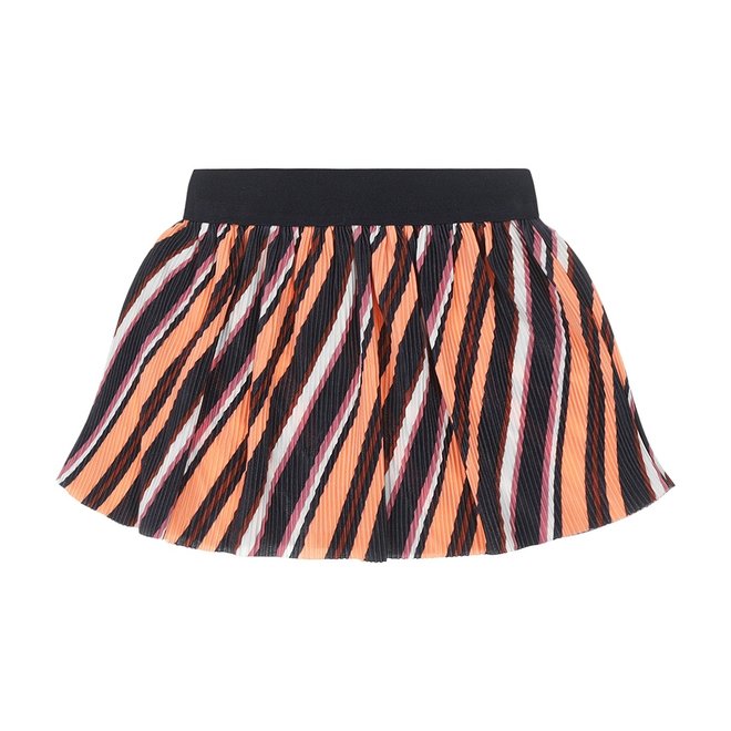 Dirkje girls skirt dark blue stripes