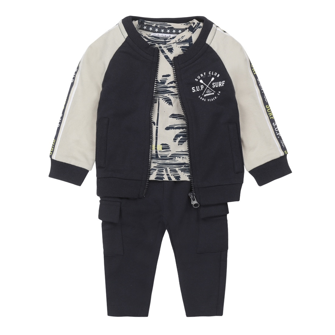 slagader Typisch na school Dirkje jongens baby set vest T-shirt en broek donkerblauw | Dirkje - Dirkje  Baby- & Kidswear