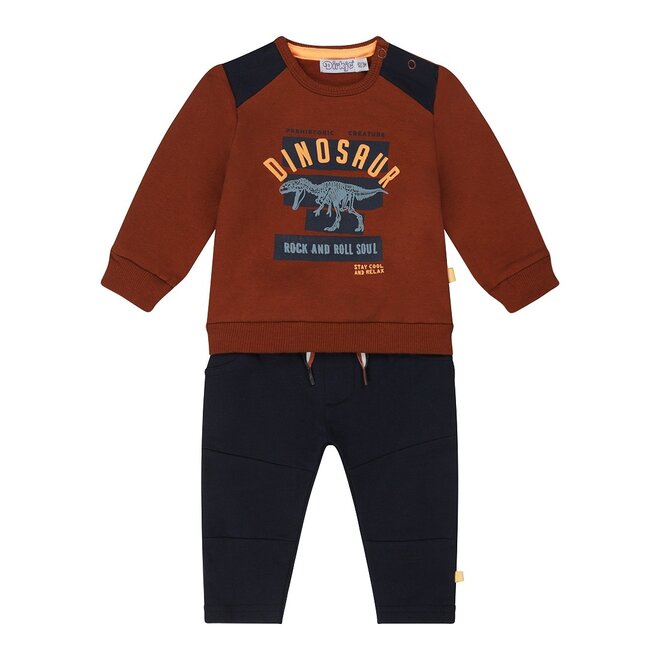 Dirkje boys babyset jumper and trousers dark blue