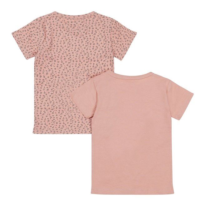 Dirkje Mädchen T-shirt 2er-Pack rosa