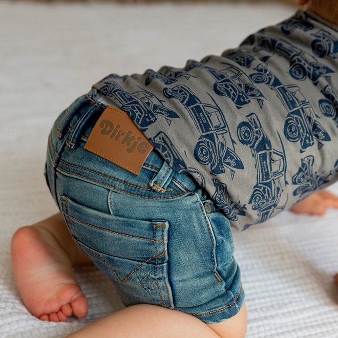 Dirkje boys jeans short blue