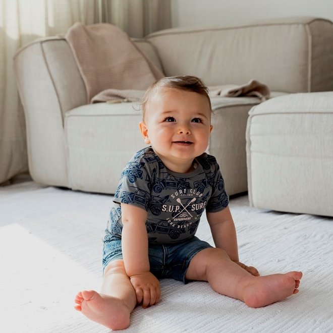 Dirkje jongens jeans short blauw