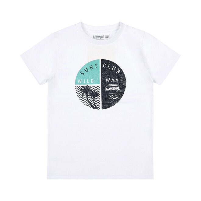 Dirkje jongens T-shirt wit