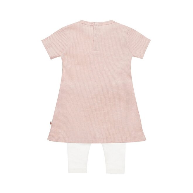 Dirkje girls baby set dress with legging pink