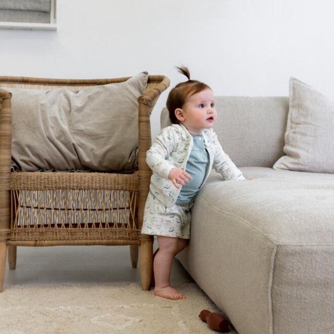 Dirkje Mädchen Shorts weiß animal print