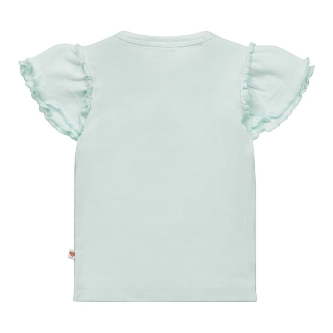 Dirkje meisjes T-shirt korte mouw mintgroen love