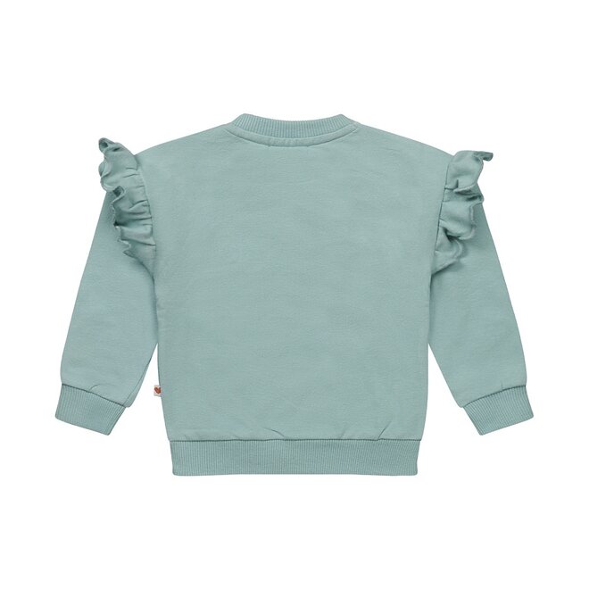 Dirkje meisjes sweater turquoise