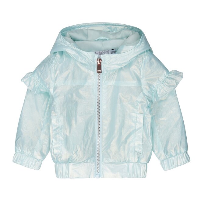 Dirkje girls summer coat mint green hoodie