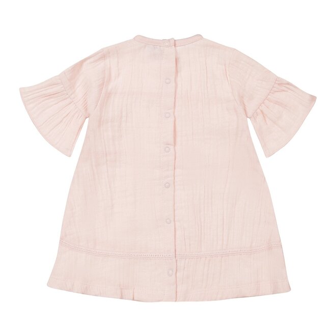 Dirkje girls dress light pink muslin