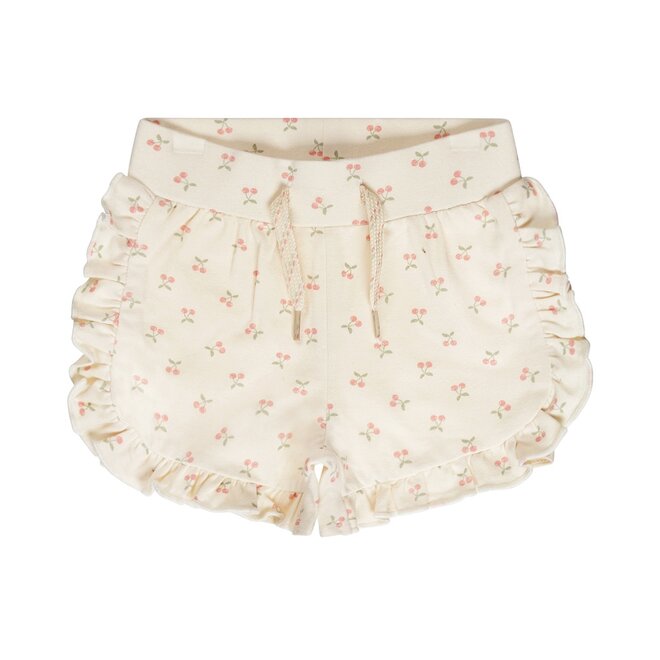 Dirkje girls shorts off white cherry