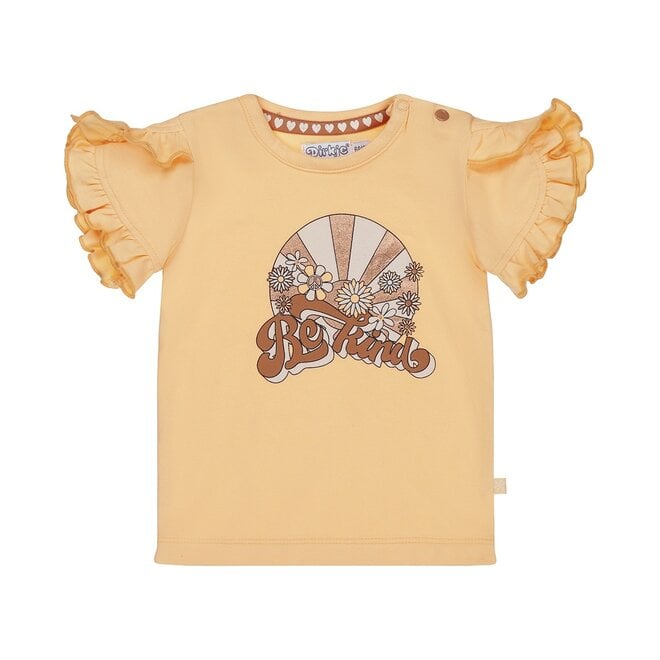 Dirkje girls T-shirt short sleeve soft orange