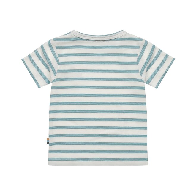 Dirkje boys T-shirt blue white striped