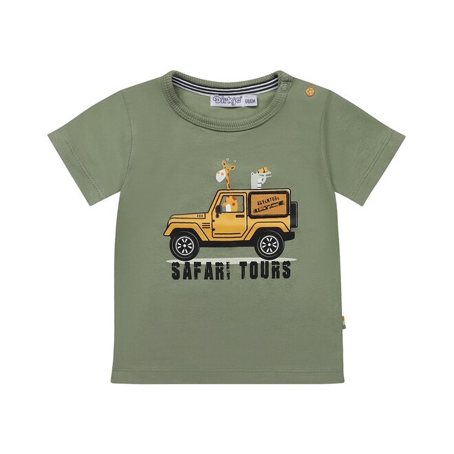 Dirkje Jungen T-shirt grün safari