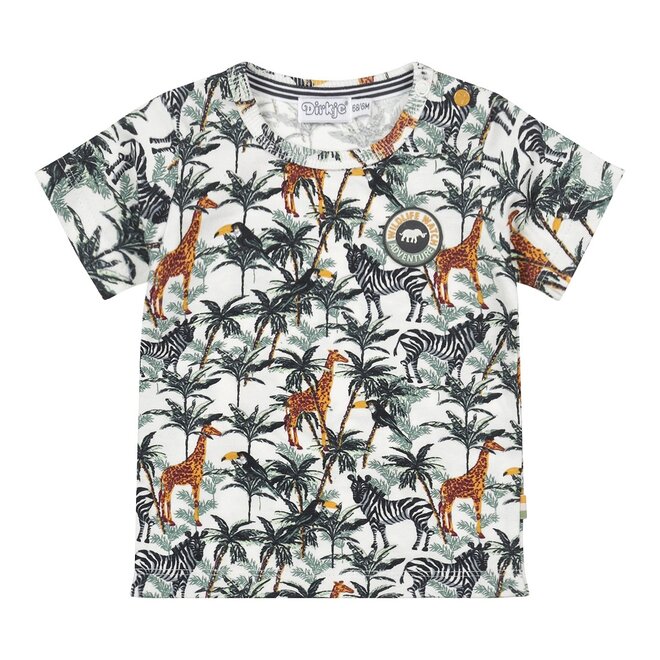 Dirkje jongens T-shirt multi colour tropical