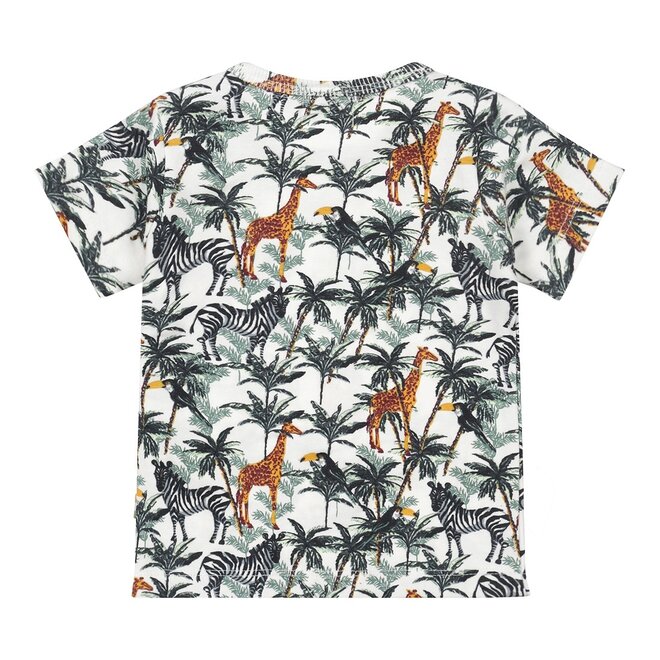 Dirkje jongens T-shirt multi colour tropical