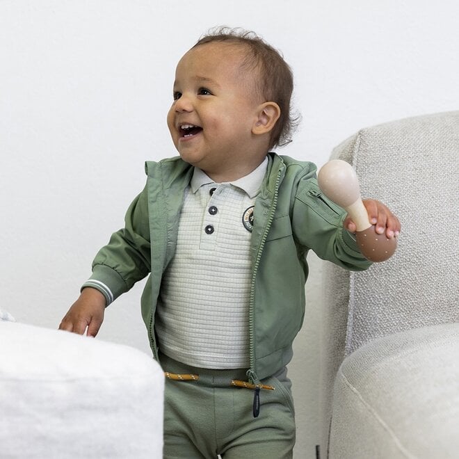 Dirkje jongens poloshirt lichtgroen