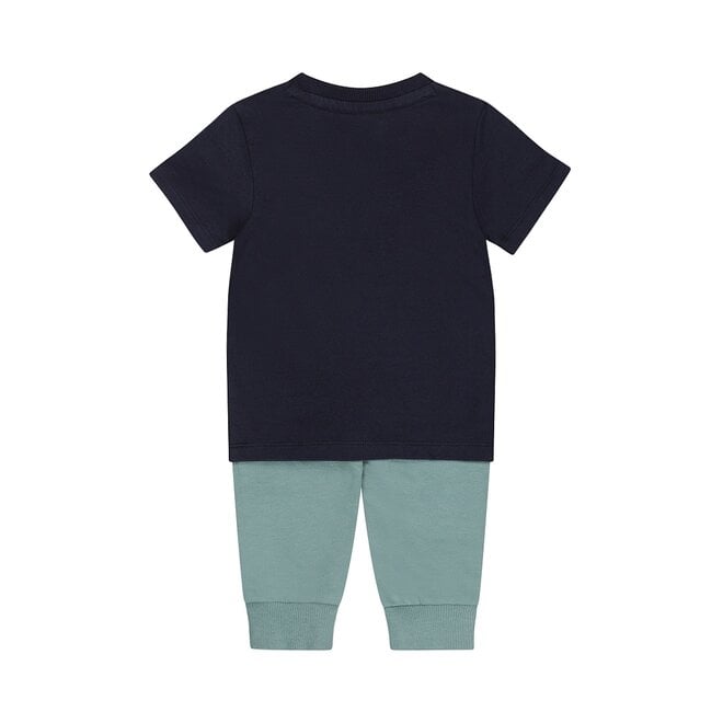 Dirkje jongens baby set T-shirt joggingbroek donkerblauw