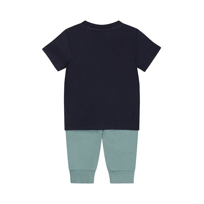 Dirkje Jungen Baby Set T-shirt Jogginghose dunkelblau