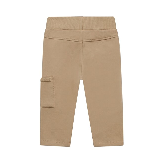 Dirkje jongens cargo joggingsbroek beige