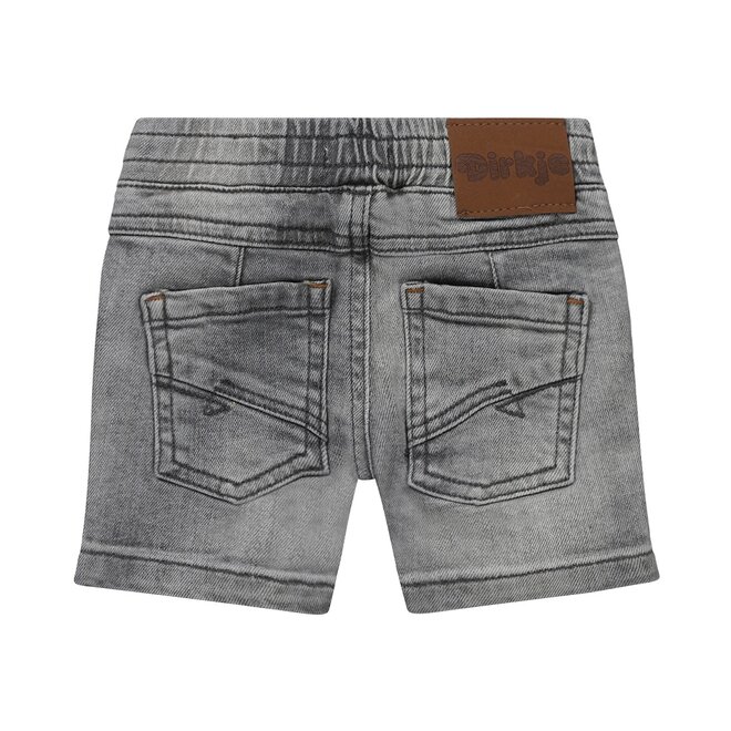 Dirkje jongens jeans shorts grijs elastische taille