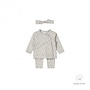 Dirkje meisjes baby bio longsleeve broek haarband zachtblauw