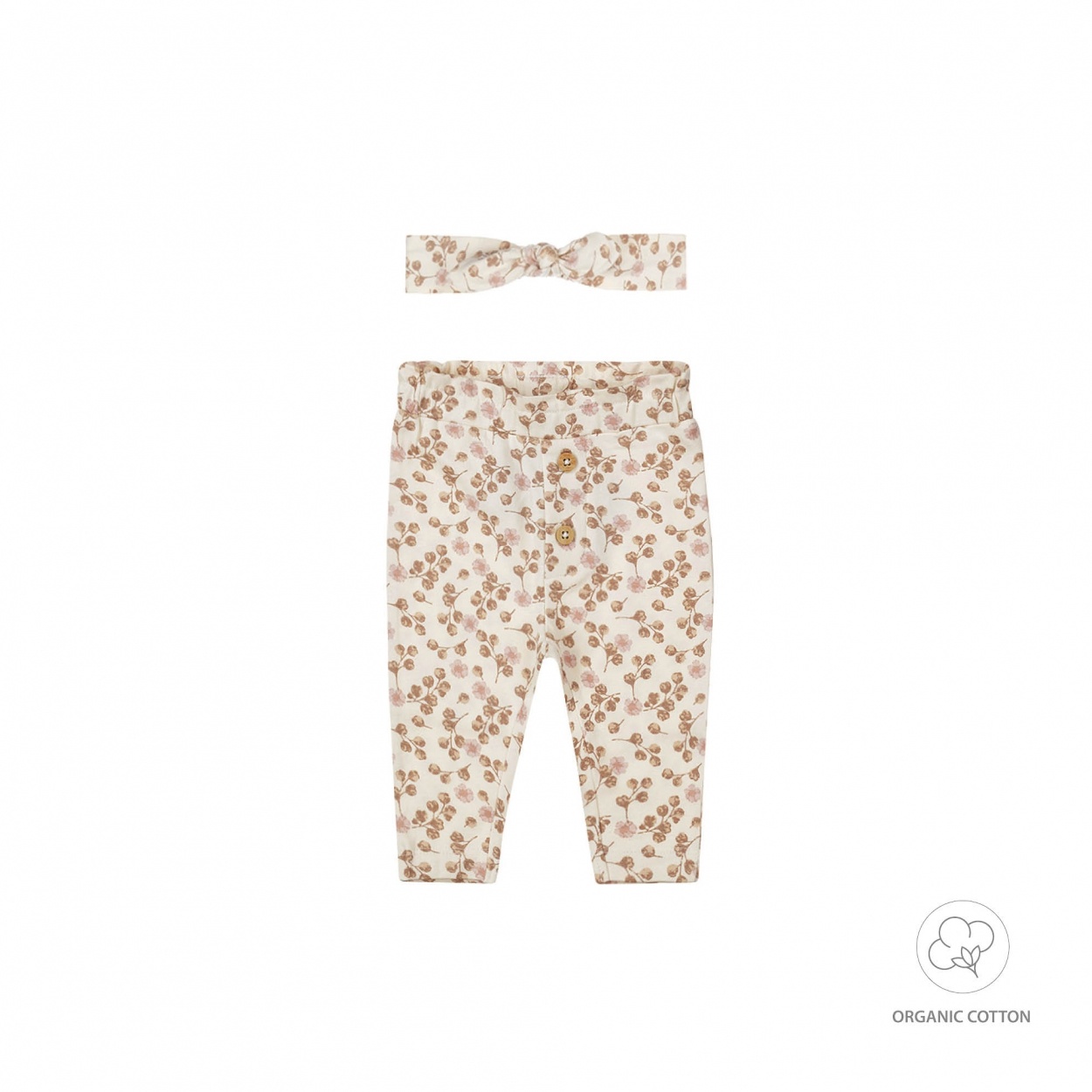 meisjes baby bio broek oudroze strikjes | - Baby- & Kidswear meisjes baby bio broek oudroze strikjes | - Baby- & Kidswear