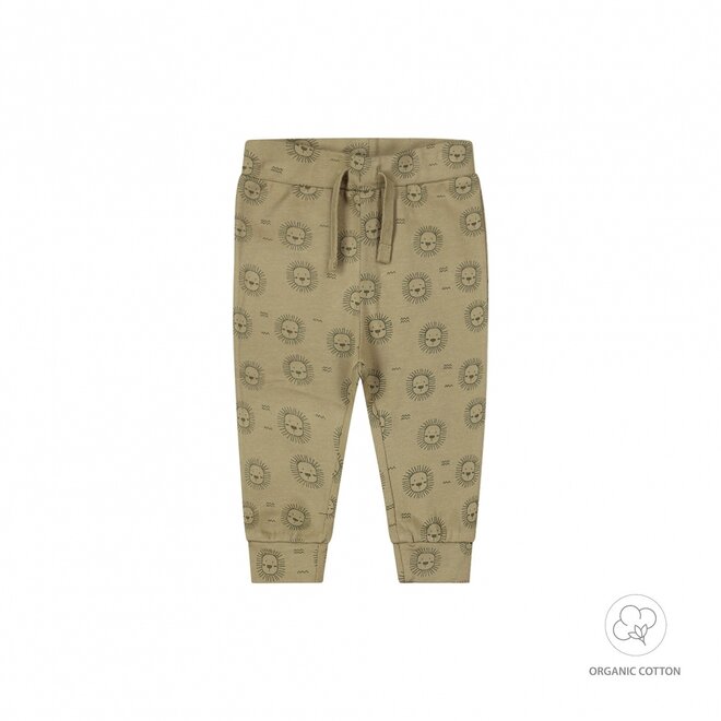 Dirkje boys organic trousers soft green lion