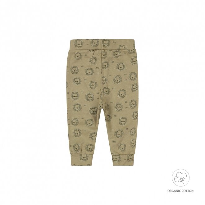 Dirkje boys organic trousers soft green lion
