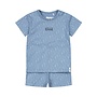 Dirkje jongens pyjama bio katoen blauw shortama
